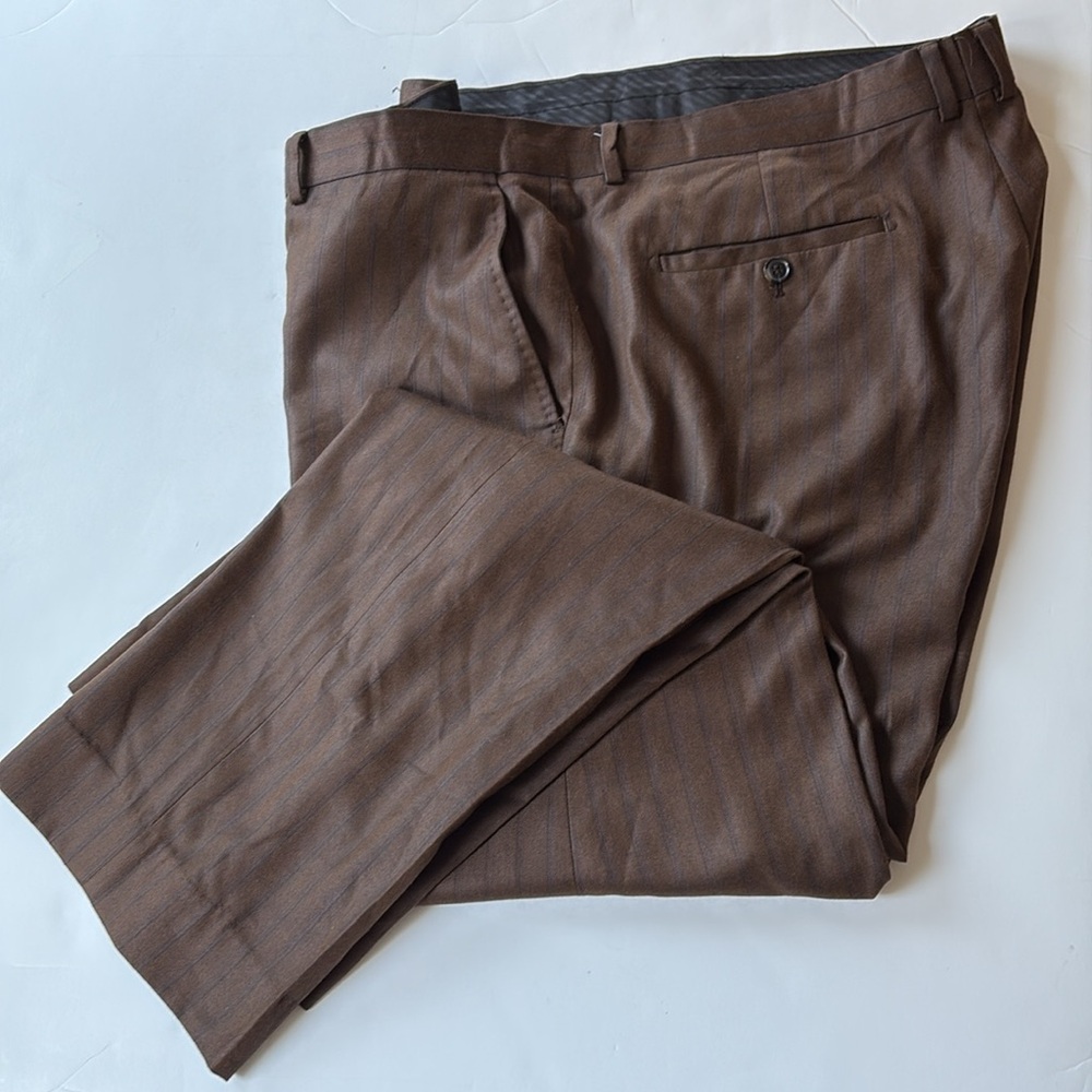 Tesori Flat Front Dress Pants Classic Straight-Leg TS-316 43 actual 41in waist